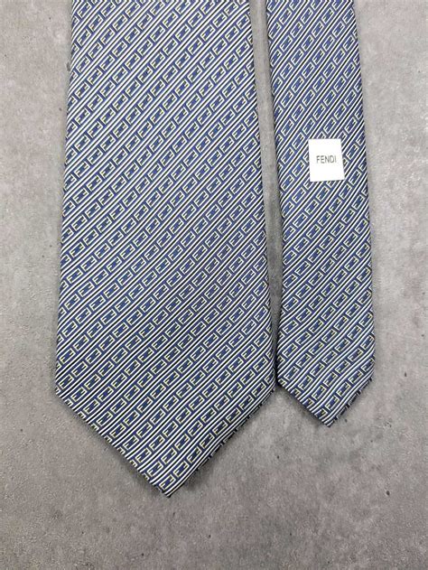 fendi logo tie|fendi tie price.